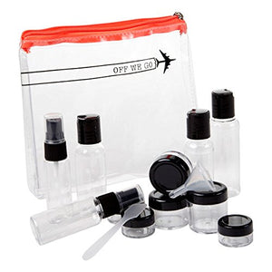 Miamica Bottle Kit 15-Pc Set, Assorted Styles