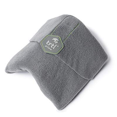 Trtl – Almohada científicamente Probado Super de Apoyo Cuello Suave Almohada de Viaje – Lavable a máquina Gris