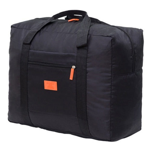 Anyutai Bolsa De Almacenamiento De Viaje Plegable Impermeable Maleta De Tela Oxford Portátil Bolsa De Almacenamiento De Viaje Para Camping Esencial (Negro)