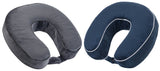World 's Best Cushion-Soft Espuma de Memoria Almohada Cervical, Color Negro, Charcoal and Navy, 1