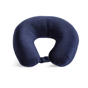 World's Best Almohada de microfibra con suavidad de pluma para el cuello, color Azul marino