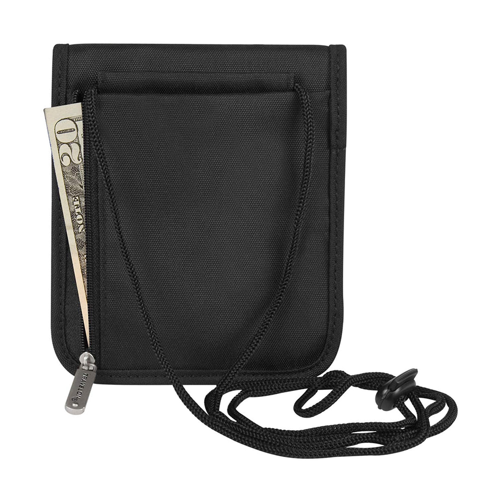 Travelon Folding Id and Boarding Pass Holder, Black, One Size