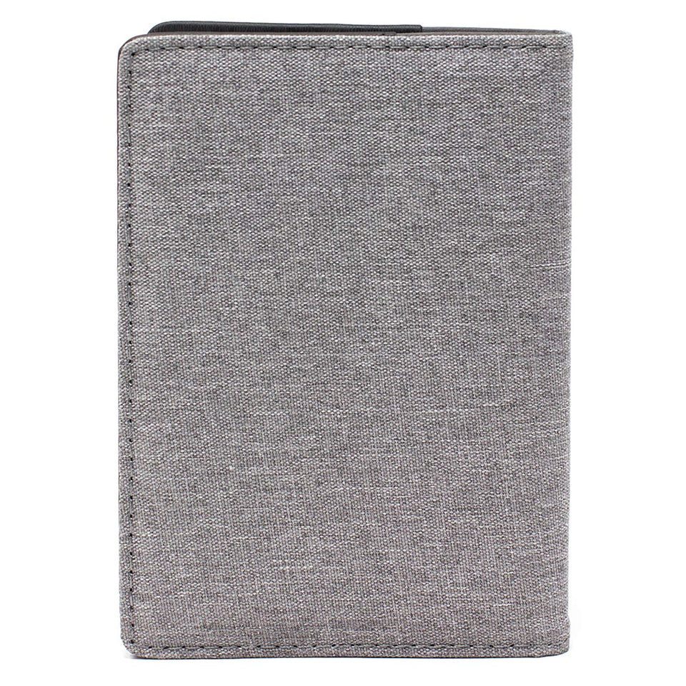 Vedicci Porta Pasaporte de Tela. Funda con Compartimentos para Pasaporte, Visa y Tarjetas. Passport Holder. Medidas 10.5 X 14.5 cms. Passport Holder.