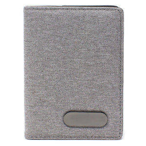 Vedicci Porta Pasaporte de Tela. Funda con Compartimentos para Pasaporte, Visa y Tarjetas. Passport Holder. Medidas 10.5 X 14.5 cms. Passport Holder.