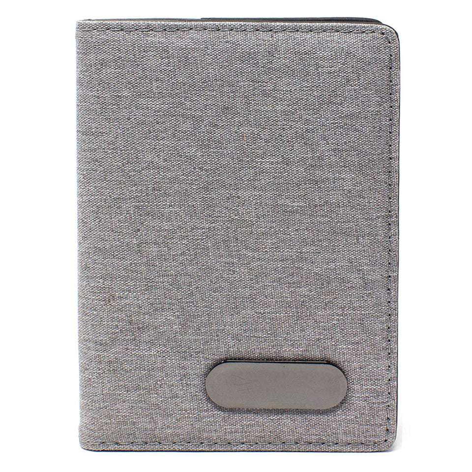 Vedicci Porta Pasaporte de Tela. Funda con Compartimentos para Pasaporte, Visa y Tarjetas. Passport Holder. Medidas 10.5 X 14.5 cms. Passport Holder.