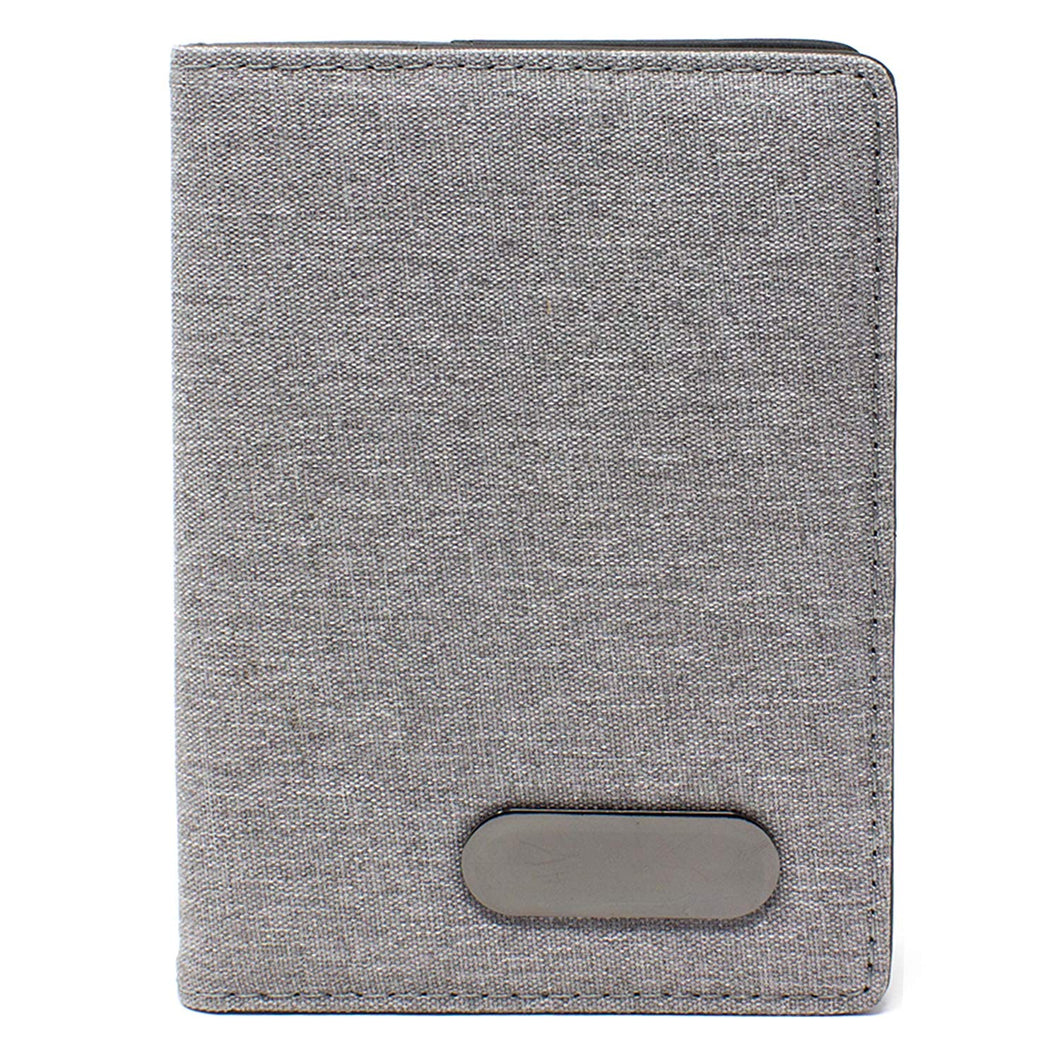 Vedicci Porta Pasaporte de Tela. Funda con Compartimentos para Pasaporte, Visa y Tarjetas. Passport Holder. Medidas 10.5 X 14.5 cms. Passport Holder.